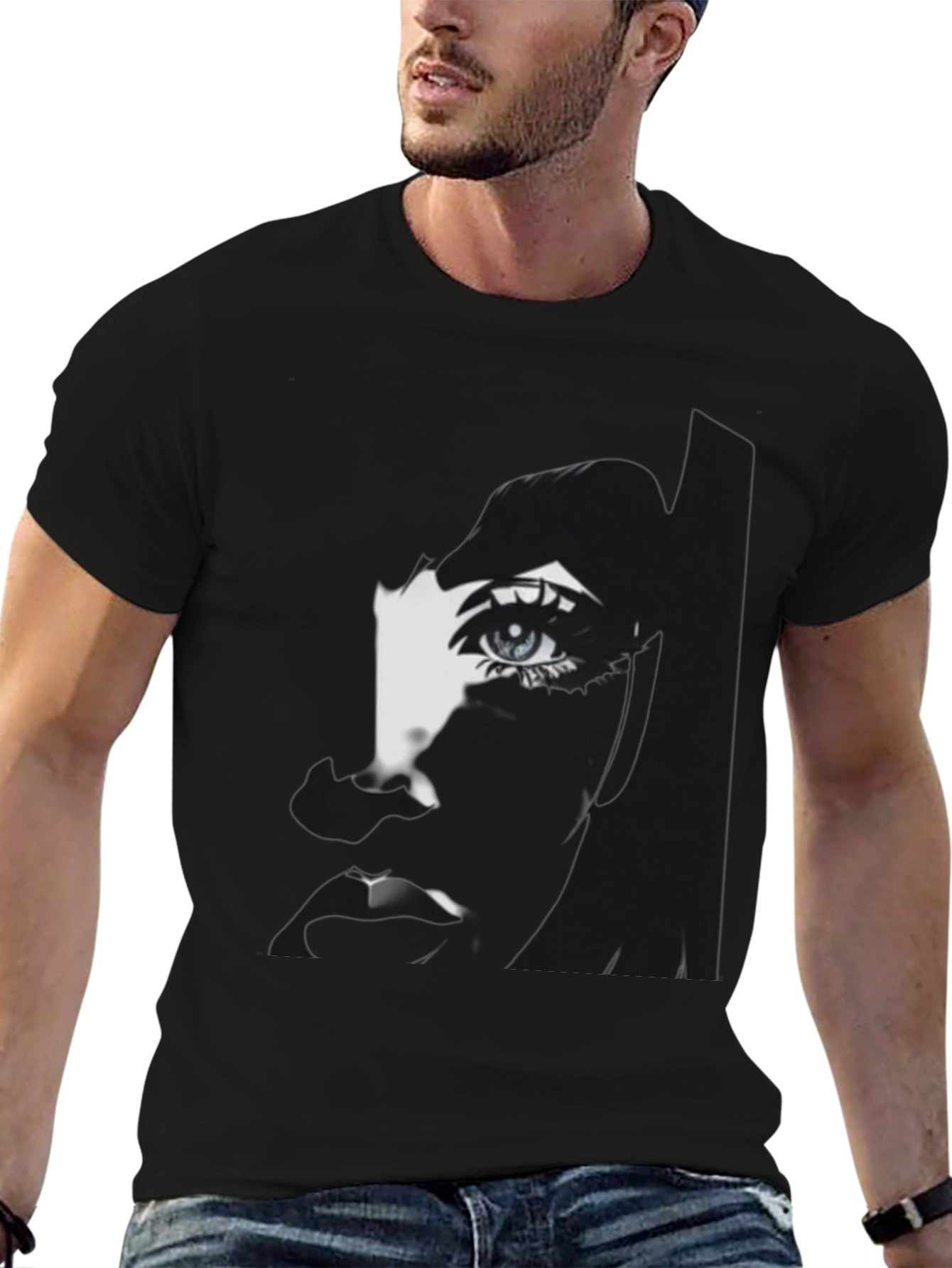 Graphic Print Tee - Eye Design