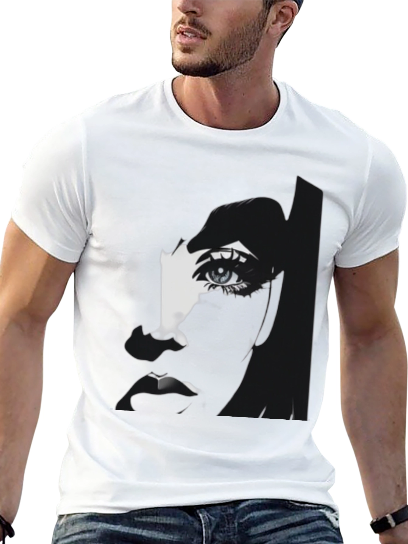 Graphic Print Tee - Eye Design