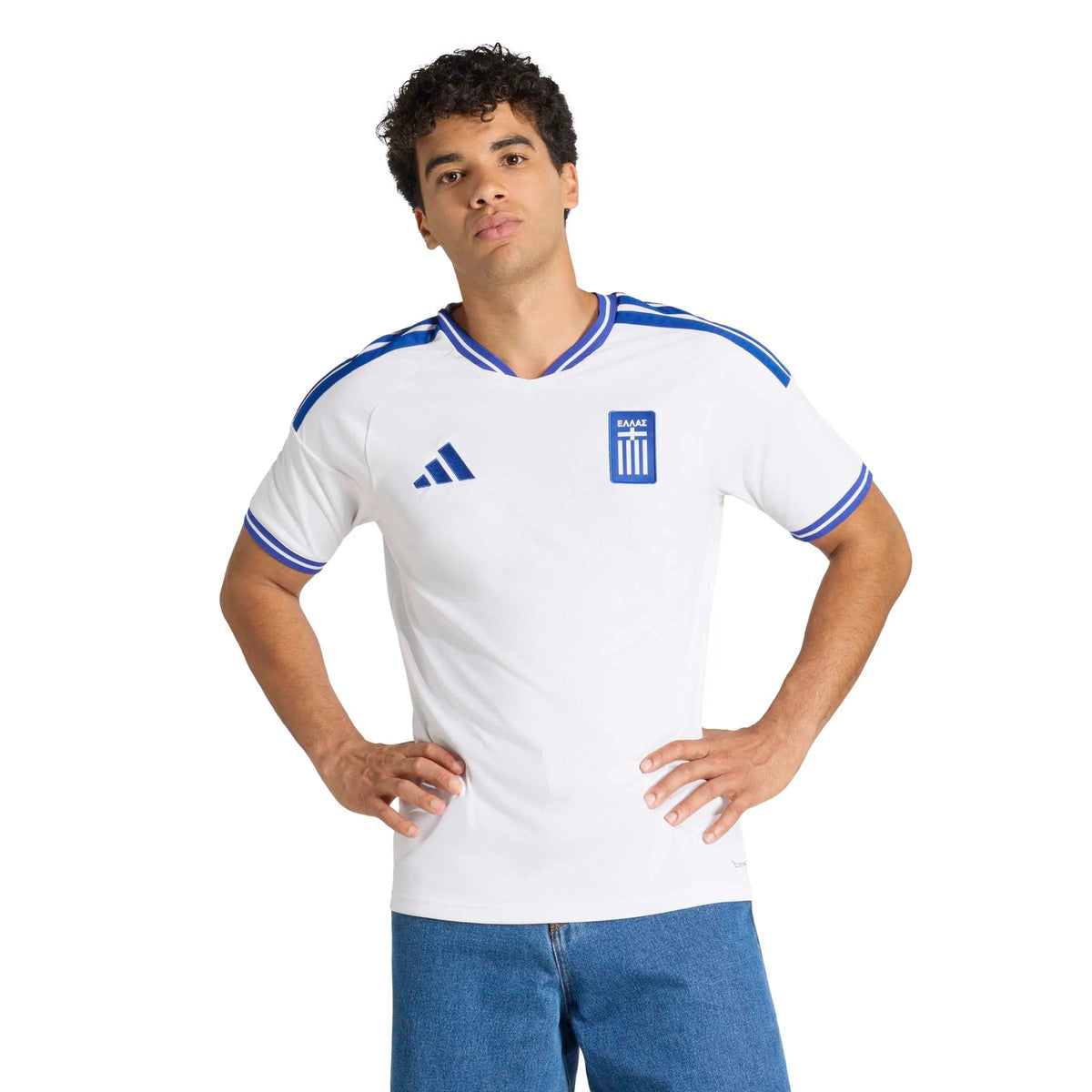 2026 Greece Men's Stadium Home Soccer Jersey (Custom)