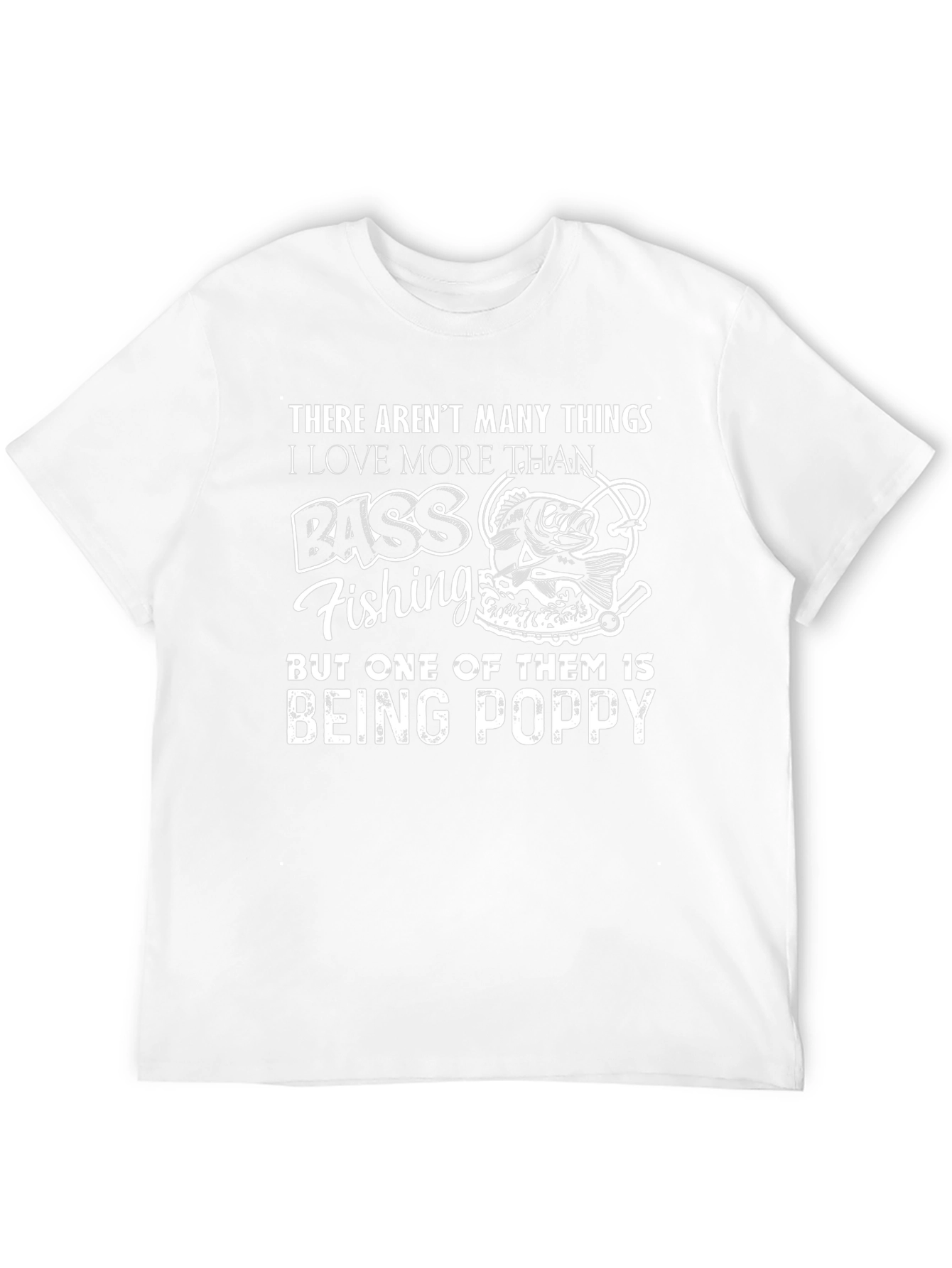 Bass Fishing Poppy T-Shirt