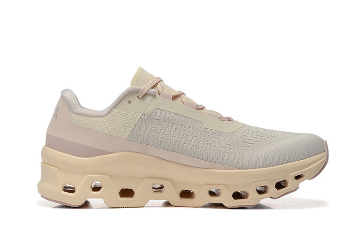 On Running Cloudmonster Sneakers Moon Gray | Yellowish Brown