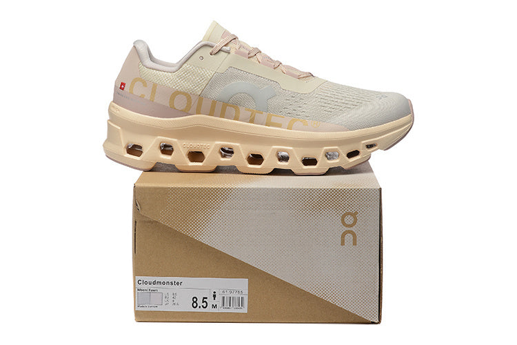 On Running Cloudmonster Sneakers Moon Gray | Yellowish Brown