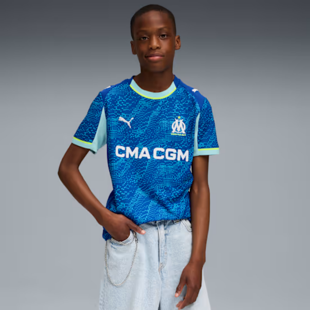 Kid's Olympique Marseille Third Kit 2025/26