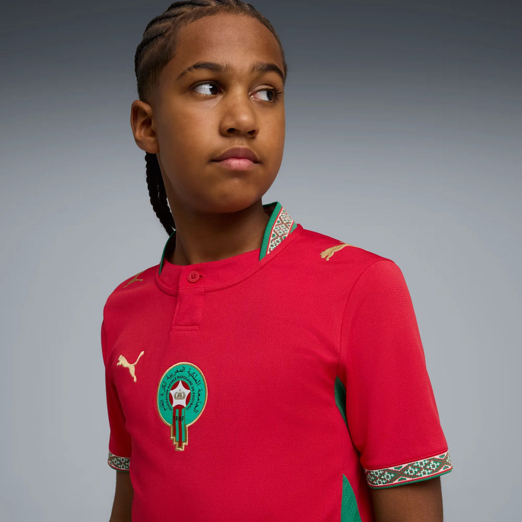 2026 Morocco Youth Stadium Home Soccer Jersey