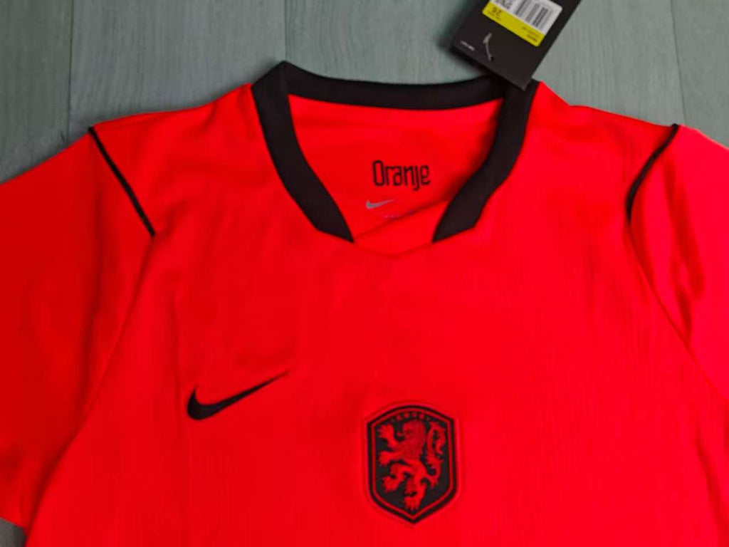 KIDS Netherlands  World Cup Home Kit – Red/Black