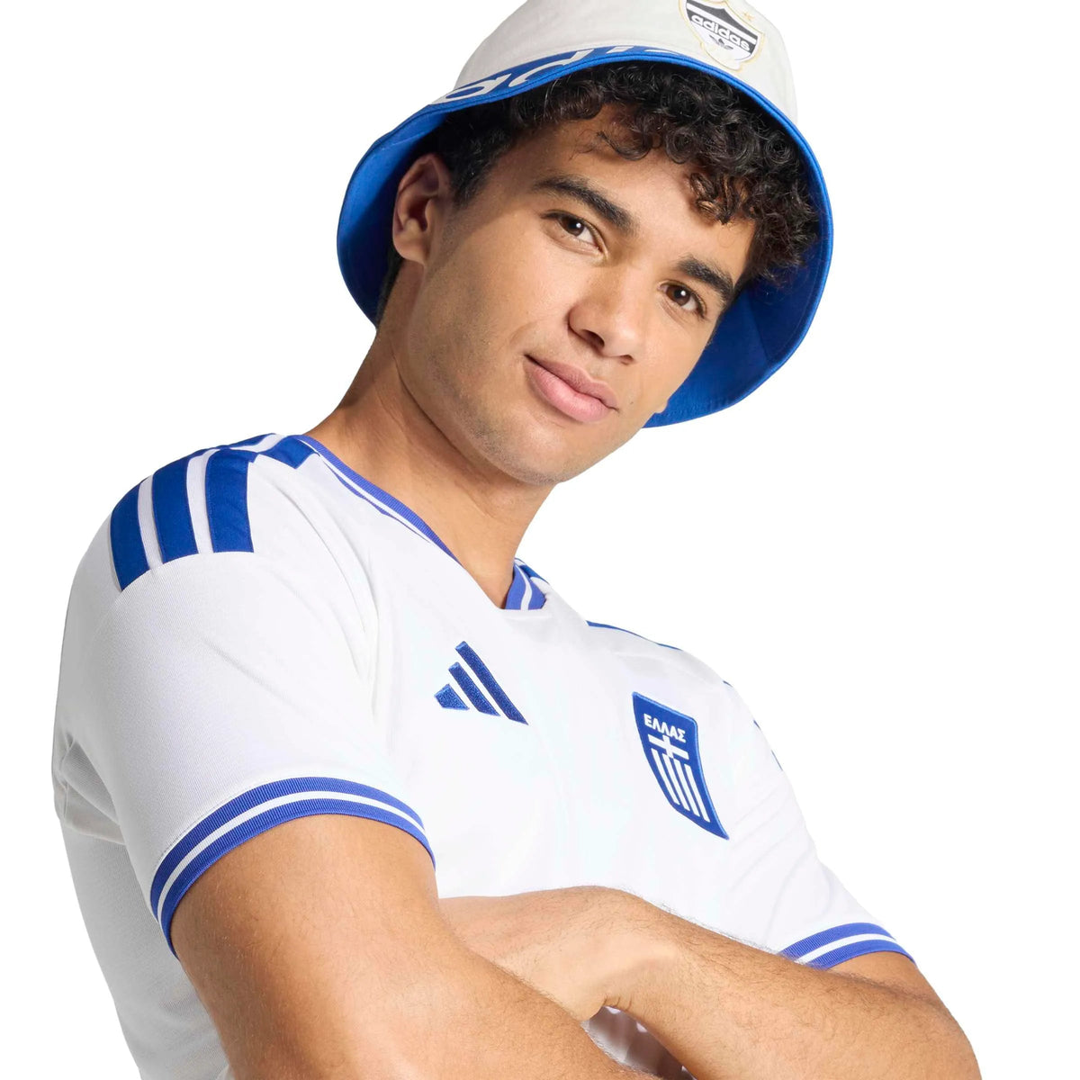 2026 Greece Men's Stadium Home Soccer Jersey (Custom)