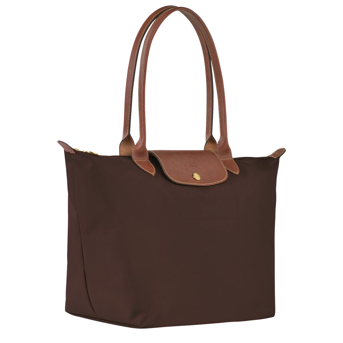 Longchamp - Small Le Pliage Handbag, Ebony
