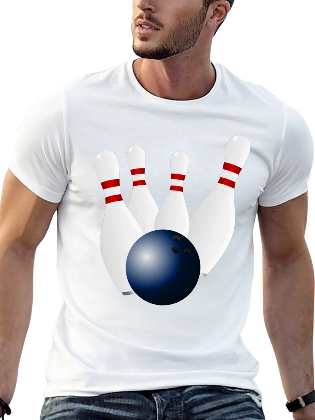 Bowling Strike Graphic Tee