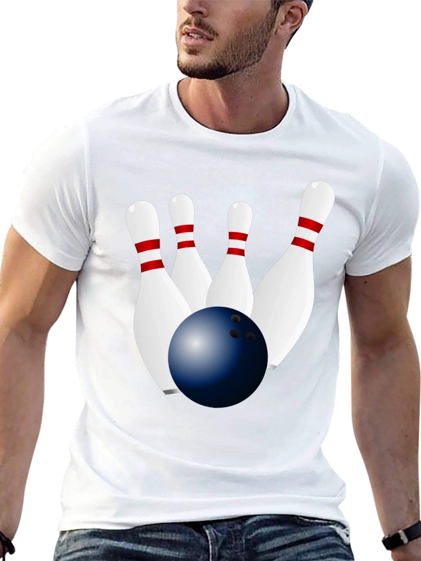 Bowling Strike Graphic Tee