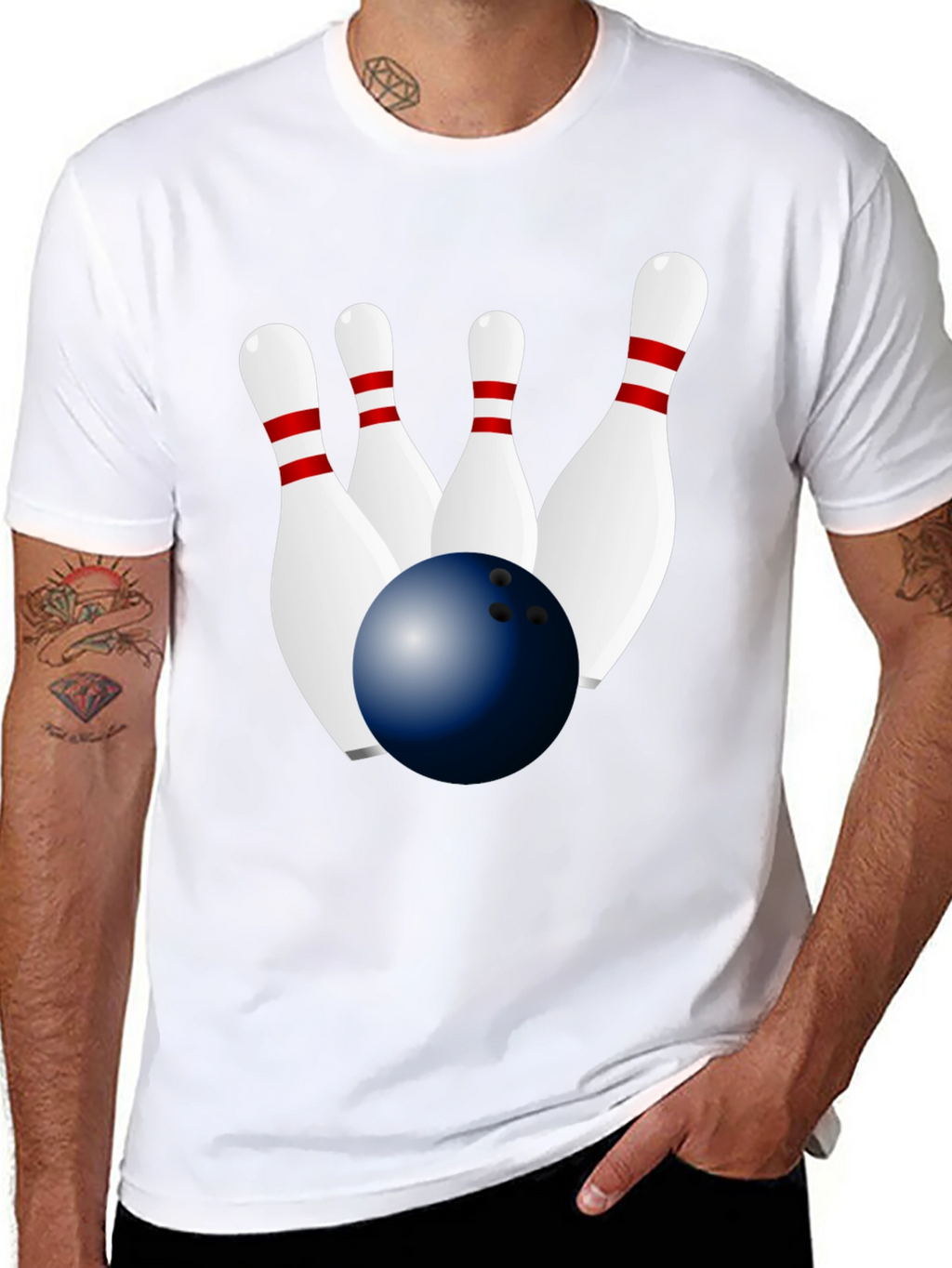 Bowling Strike Graphic Tee