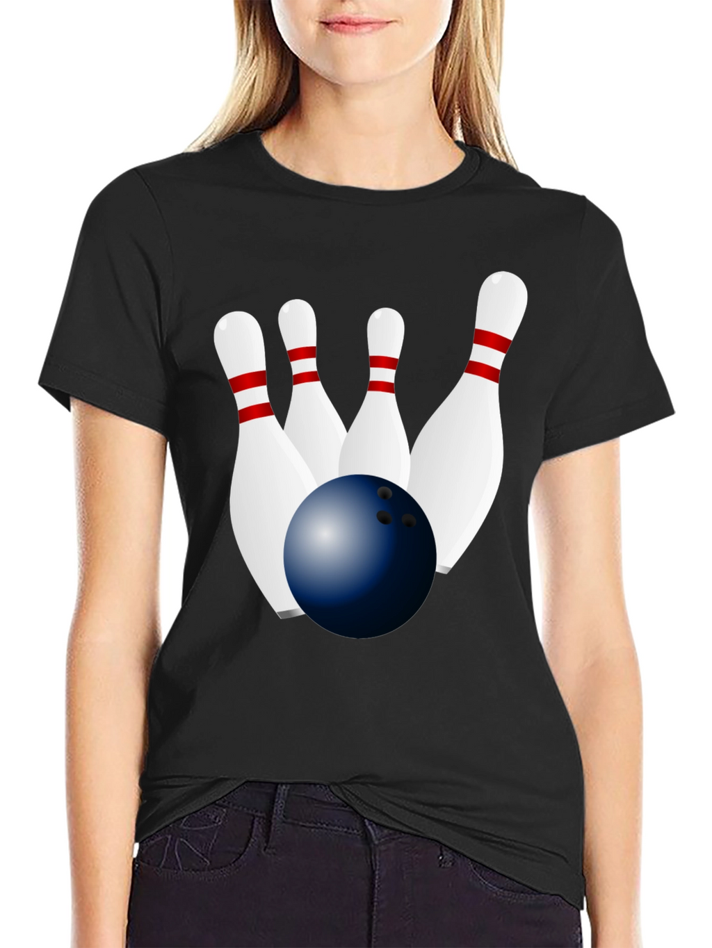 Bowling Strike Graphic Tee