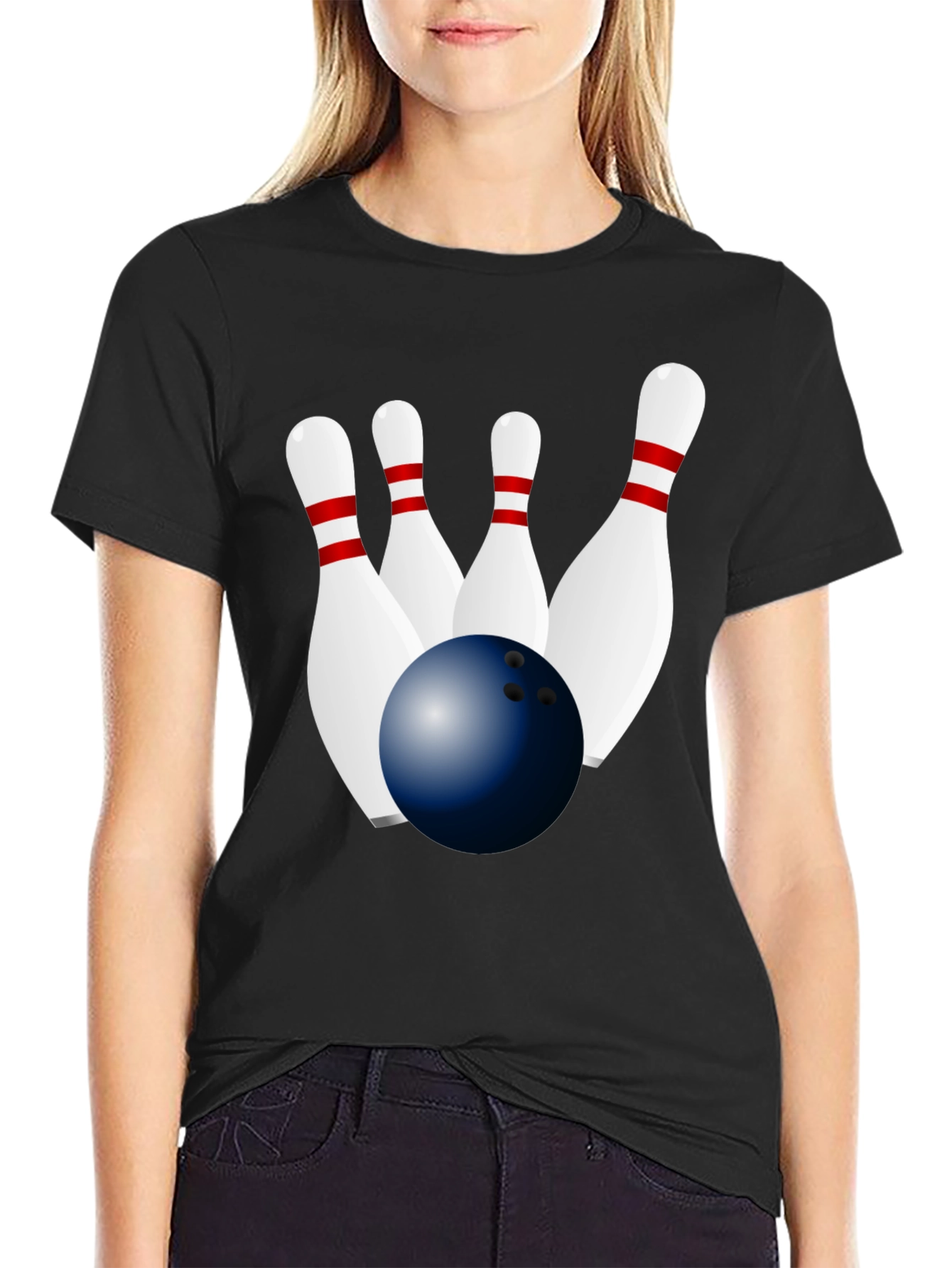 Bowling Strike Graphic Tee