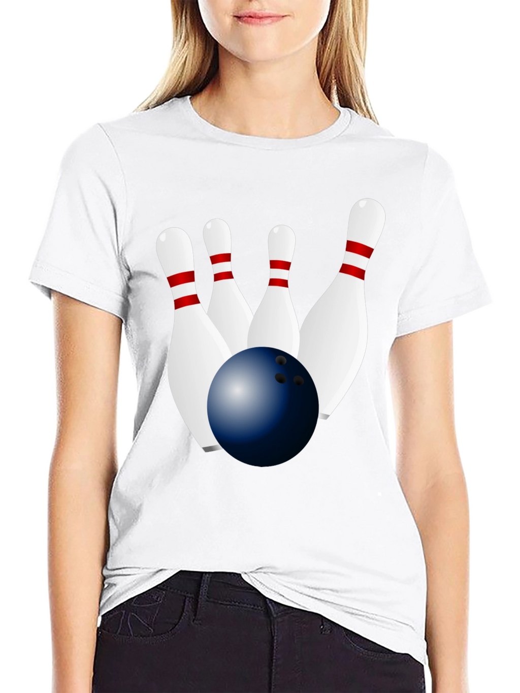 Bowling Strike Graphic Tee