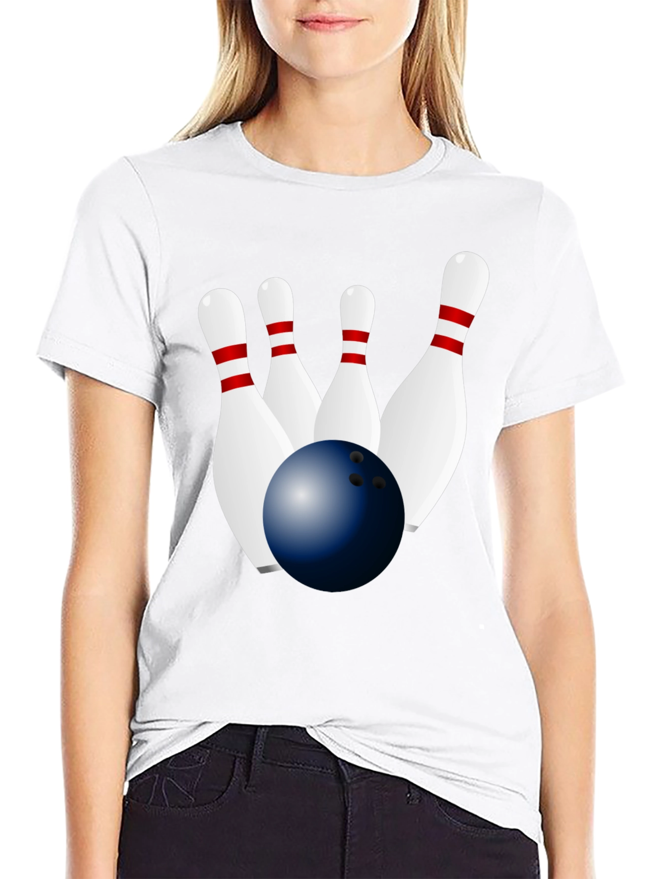 Bowling Strike Graphic Tee