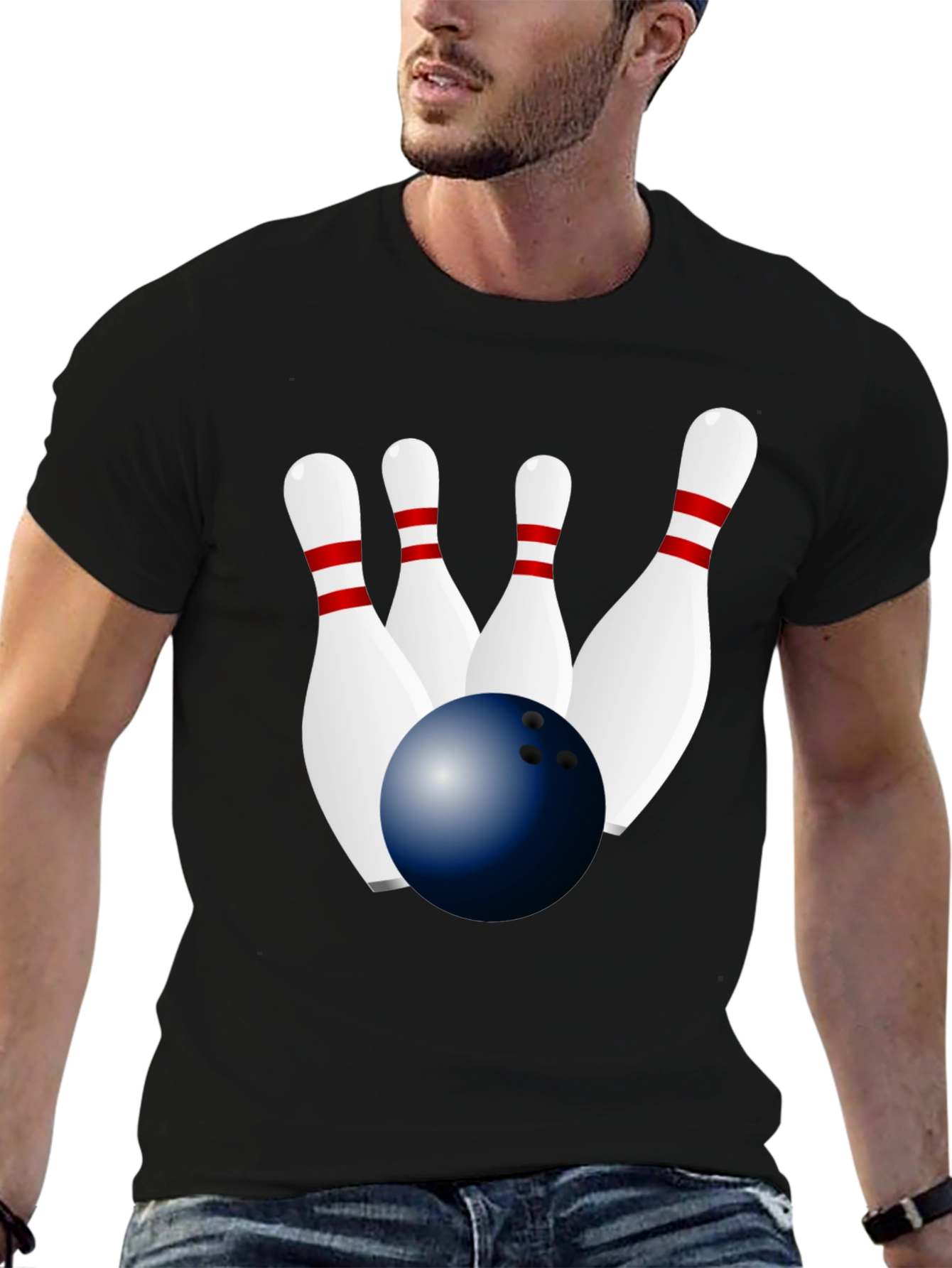 Bowling Strike Graphic Tee