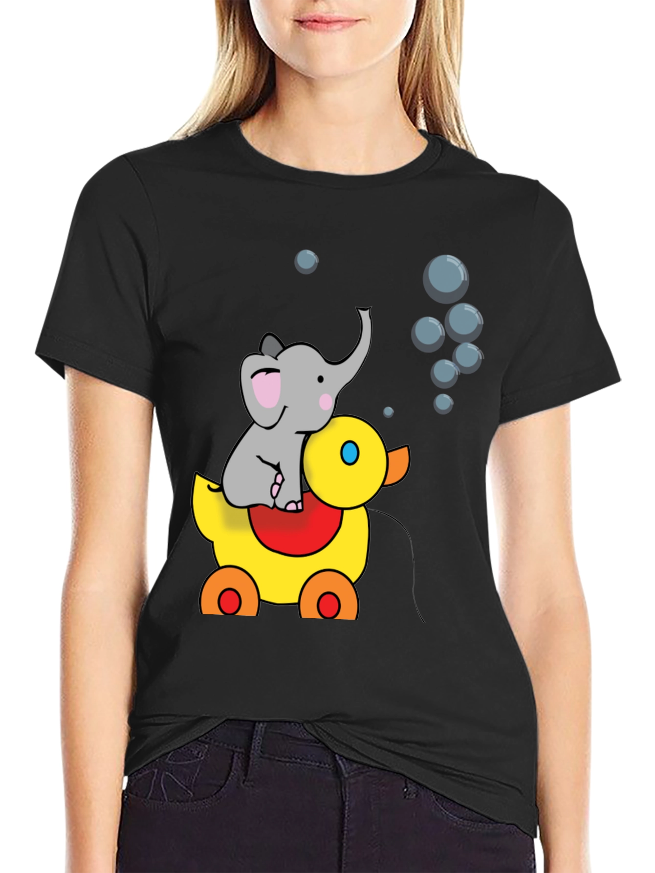Elephant Duck Bubble T-Shirt