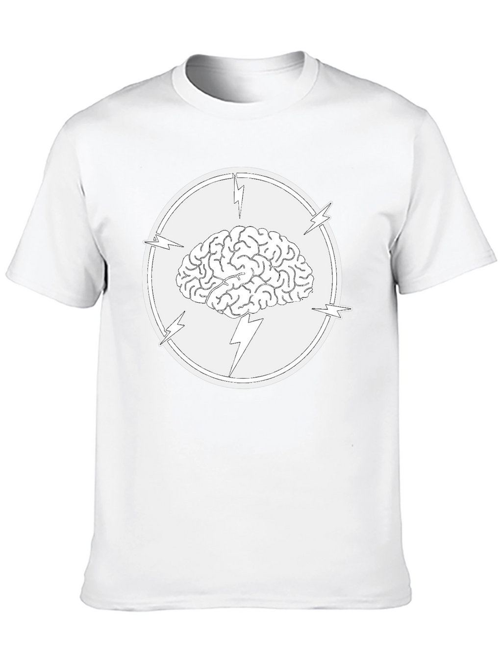 Brain Power T-Shirt - Electrifying Mind Tee