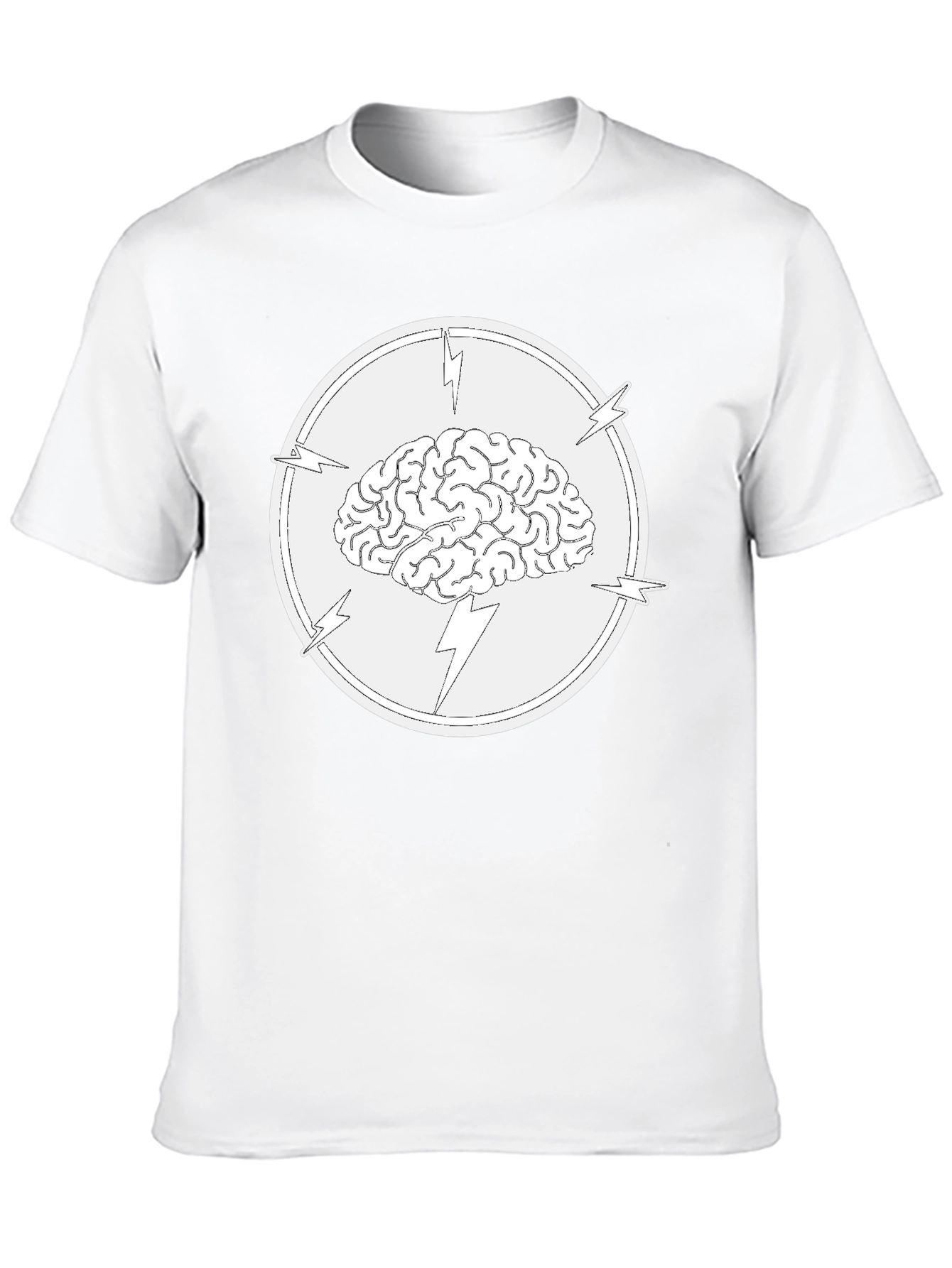 Brain Power T-Shirt - Electrifying Mind Tee