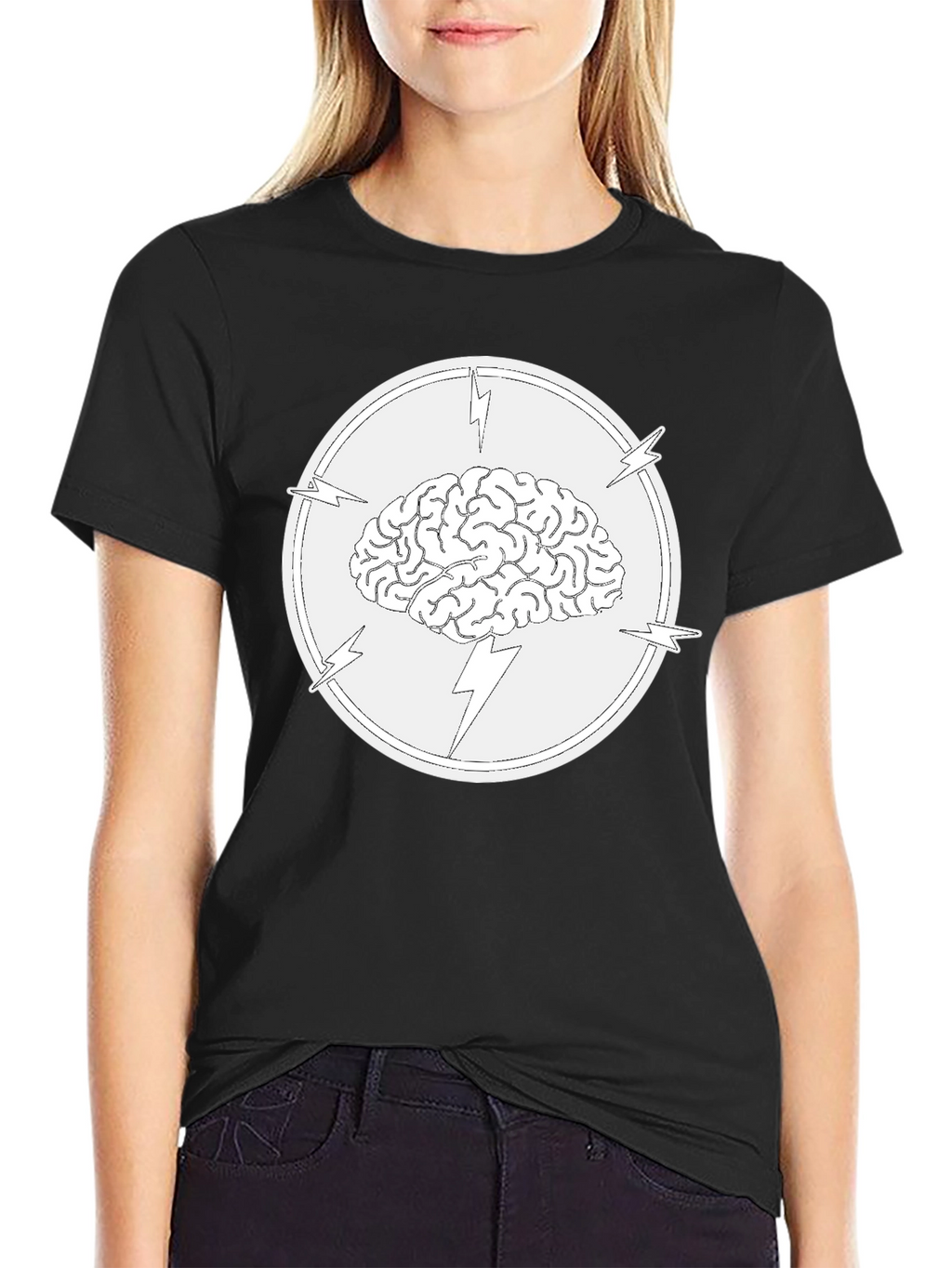Brain Power T-Shirt - Electrifying Mind Tee