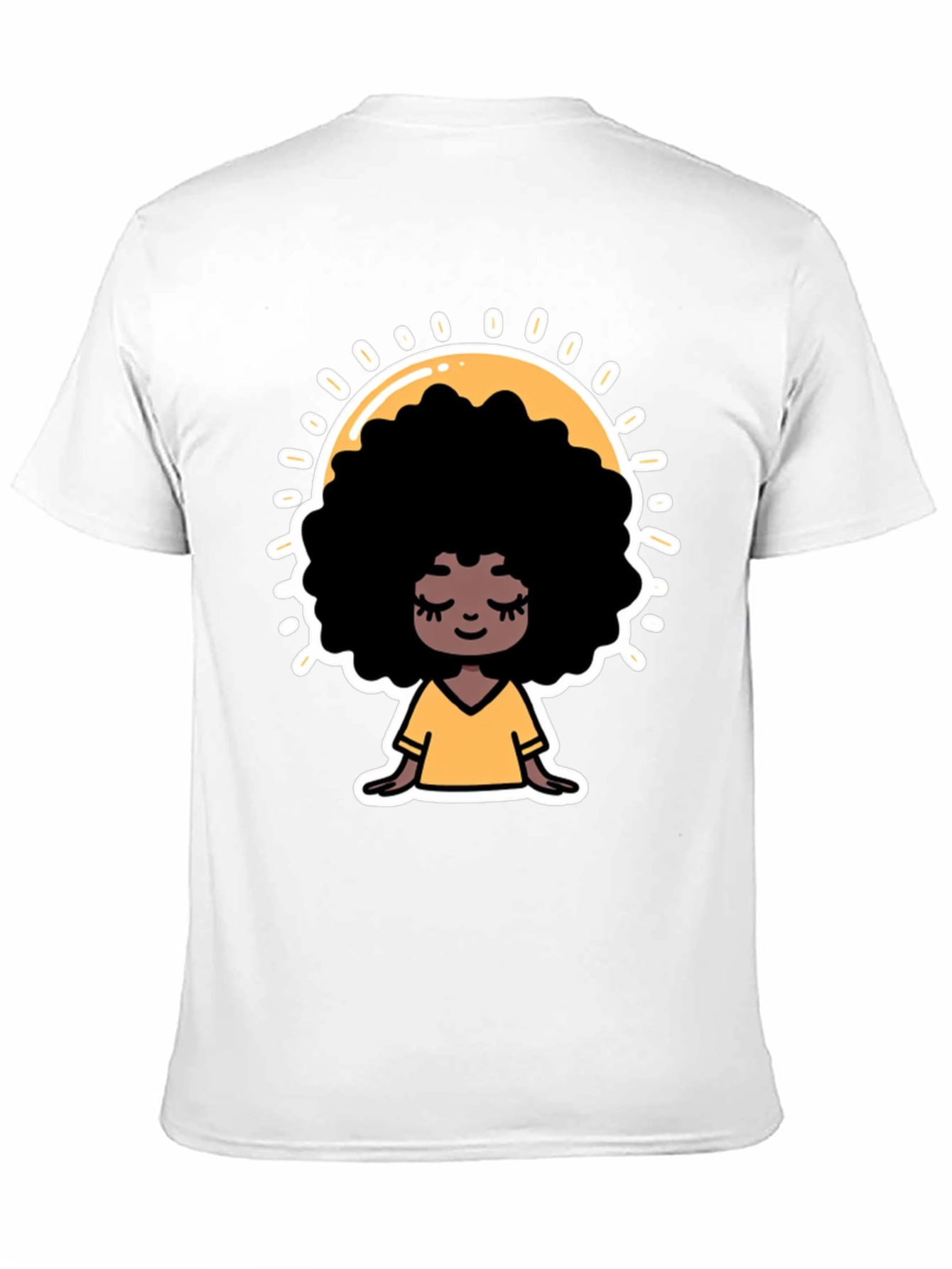 Afro Goddess Black T-Shirt - Stylish Comfort