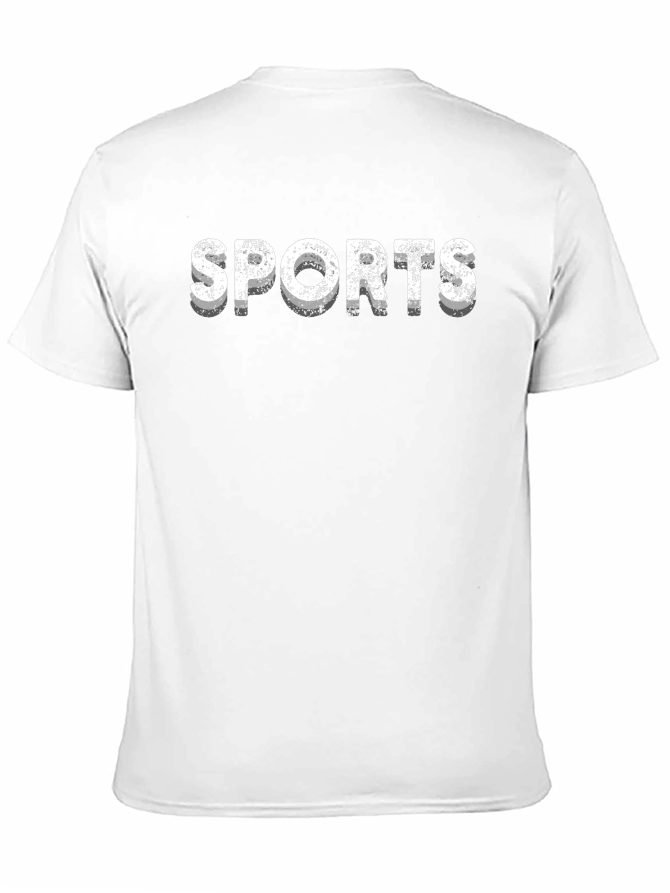 Sports Graphic Tee - Black Cotton T-Shirt