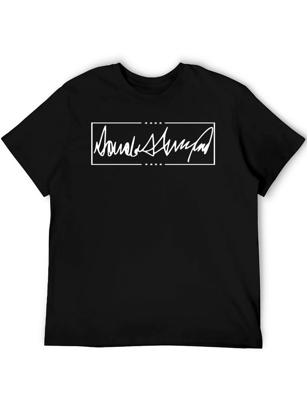 Donald Trump Signature Black T-Shirt
