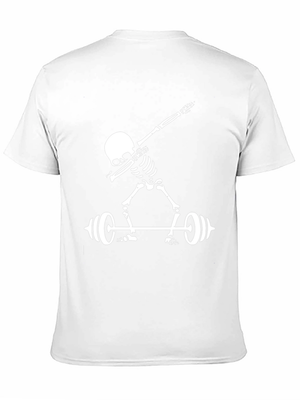 Skeleton Lifting Black Graphic Tee