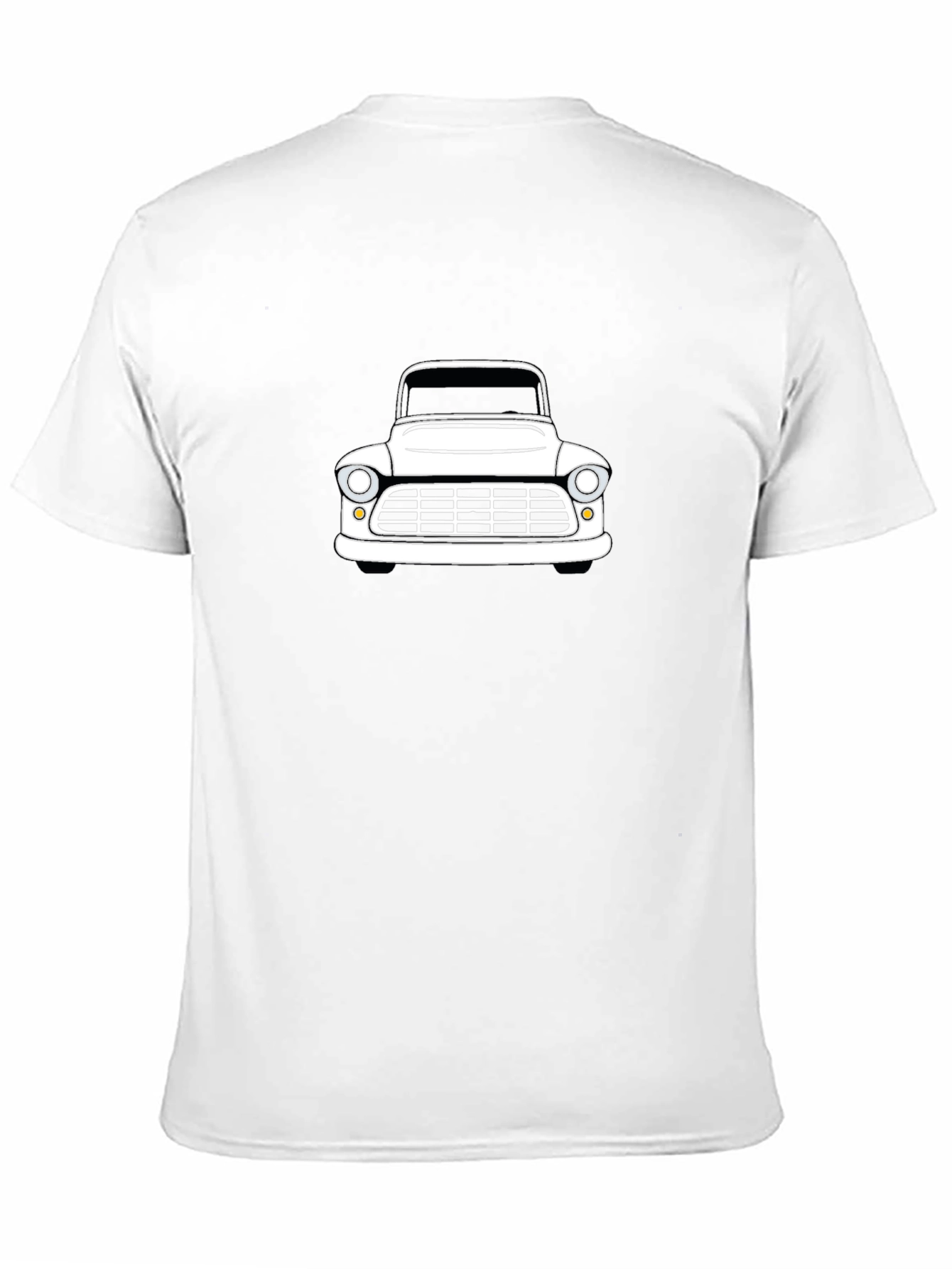 Classic Car Graphic Tee - Black Cotton Blend