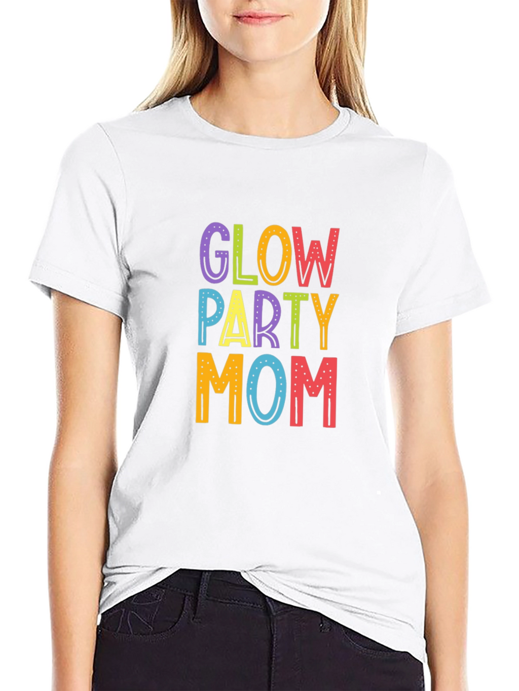 Glow Party Mom Graphic Tee