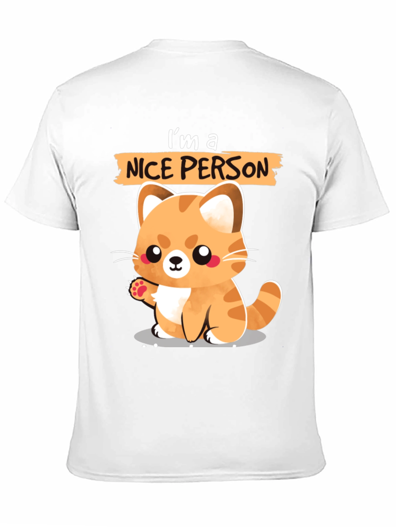 Cute Cat Lover T-Shirt - Im a Nice Person