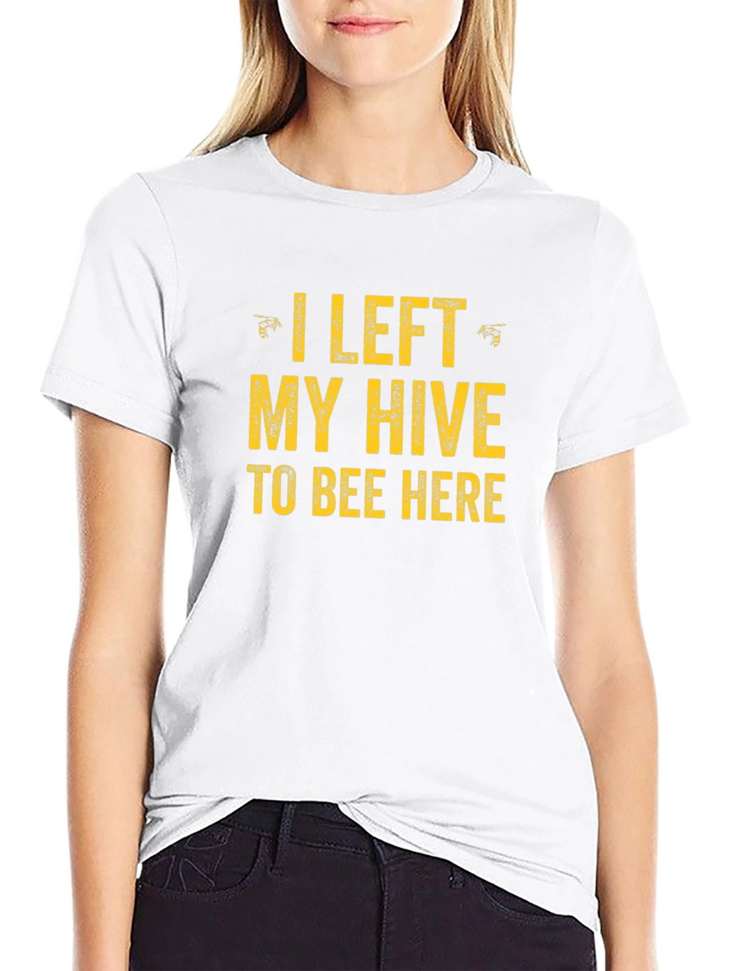 Funny I Left My Hive Graphic Tee