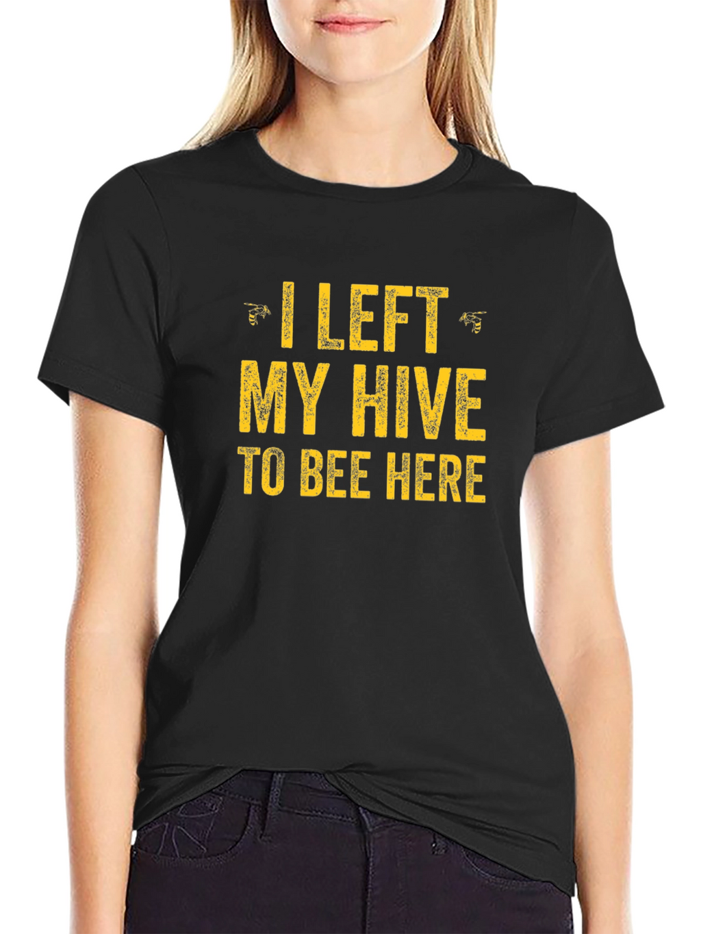 Funny I Left My Hive Graphic Tee