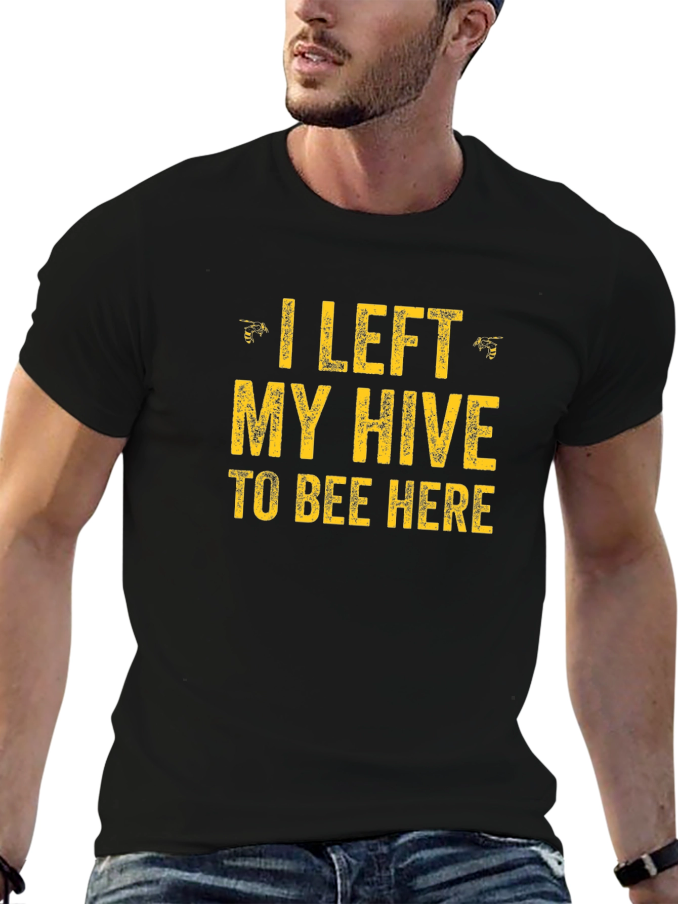 Funny I Left My Hive Graphic Tee