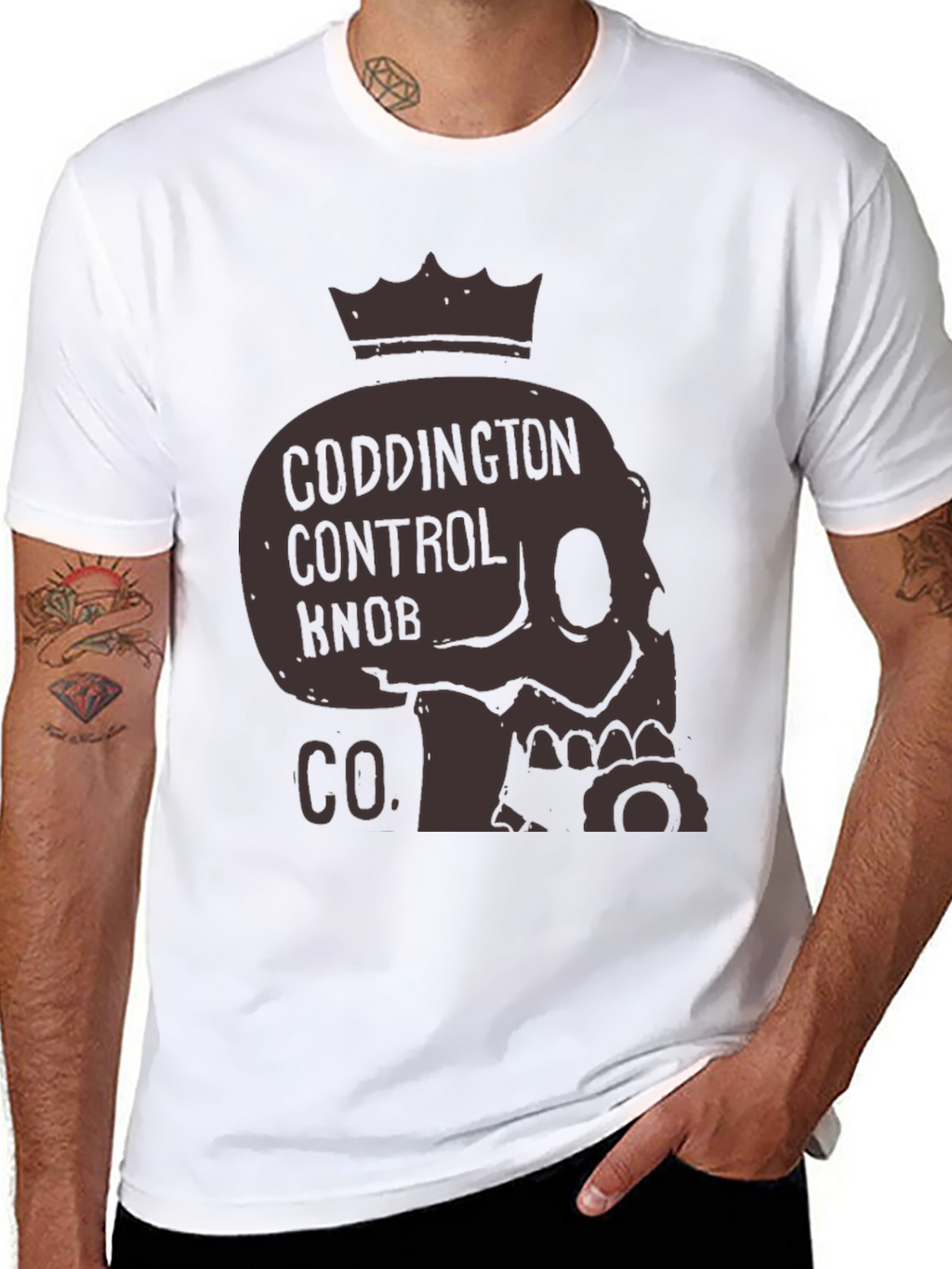 Coddington Control Knob Co. Skull T-Shirt