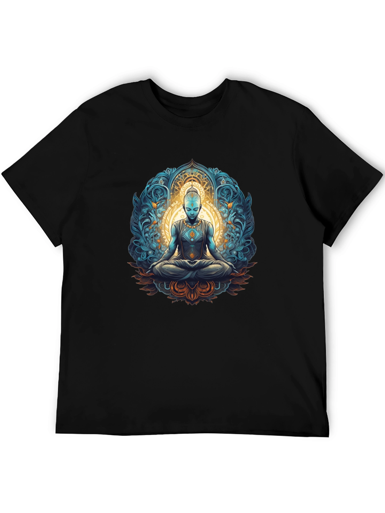 Enlightened Meditation Graphic T-Shirt