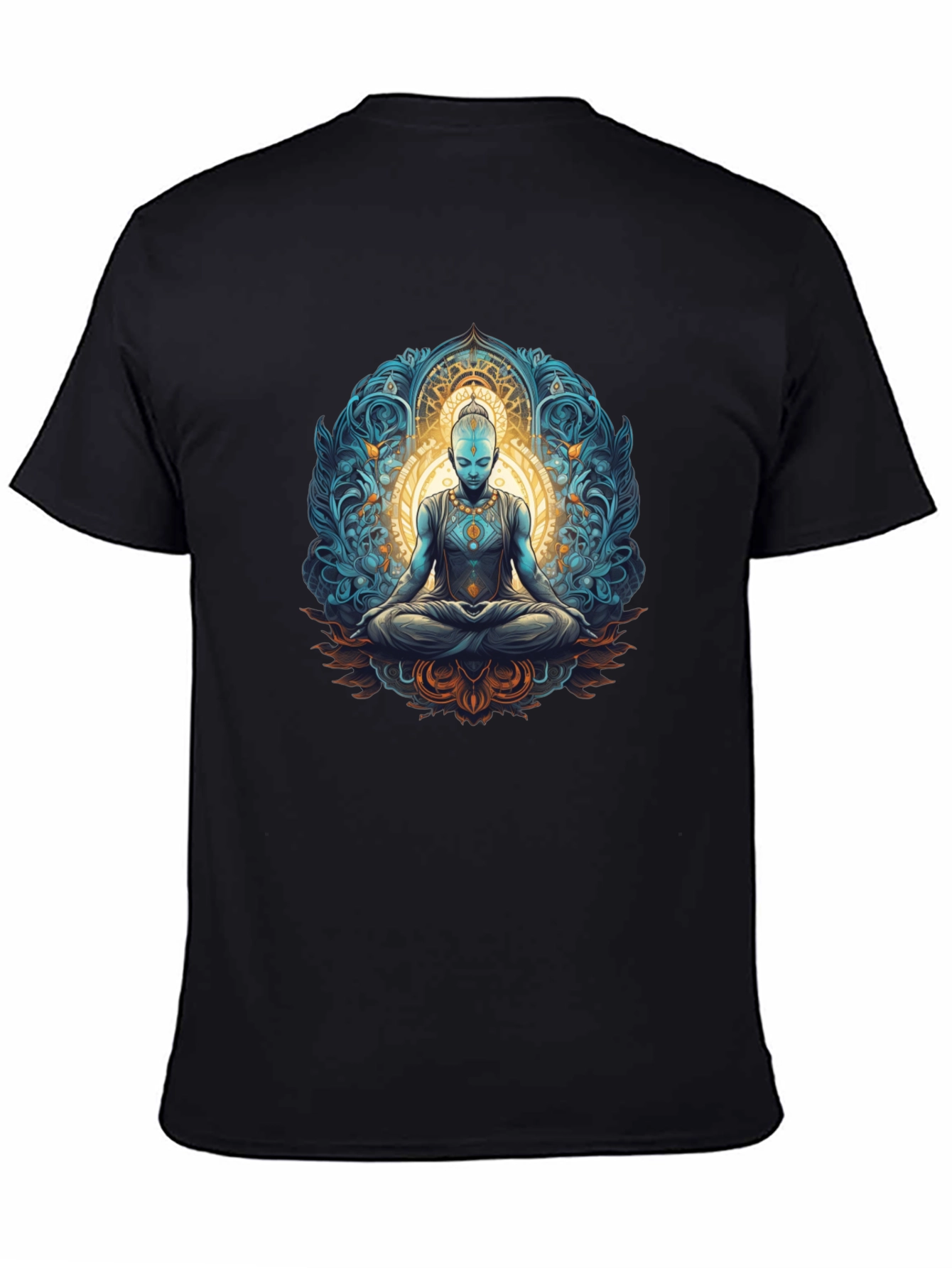 Enlightened Meditation Graphic T-Shirt