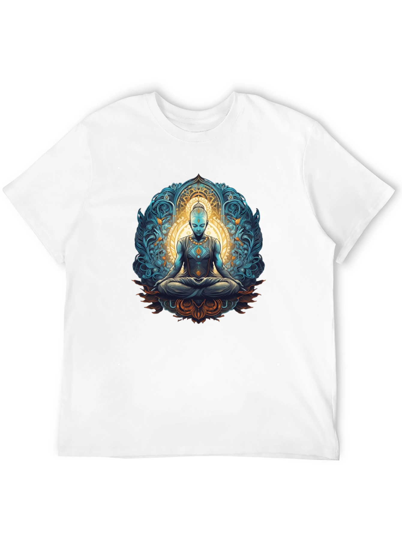Enlightened Meditation Graphic T-Shirt