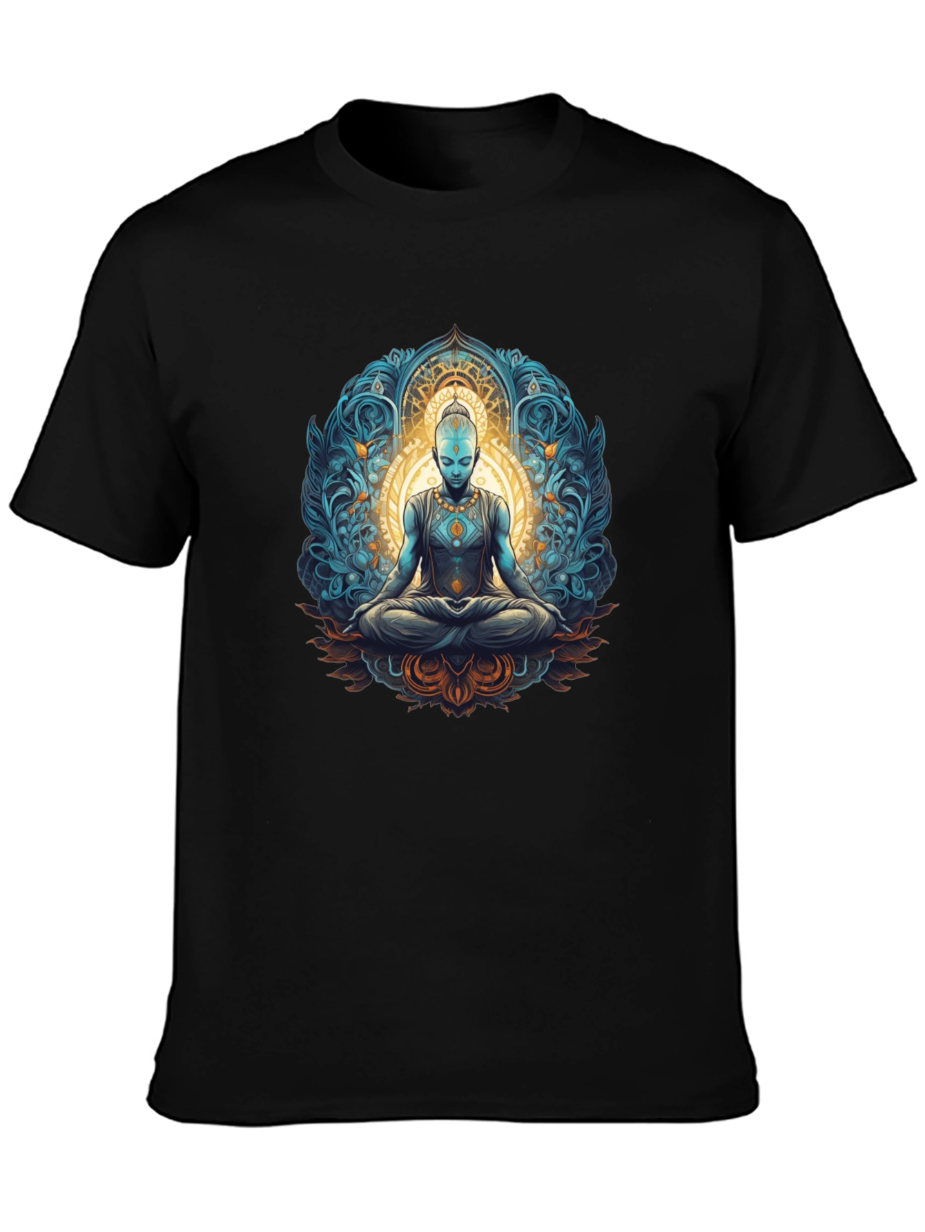 Enlightened Meditation Graphic T-Shirt