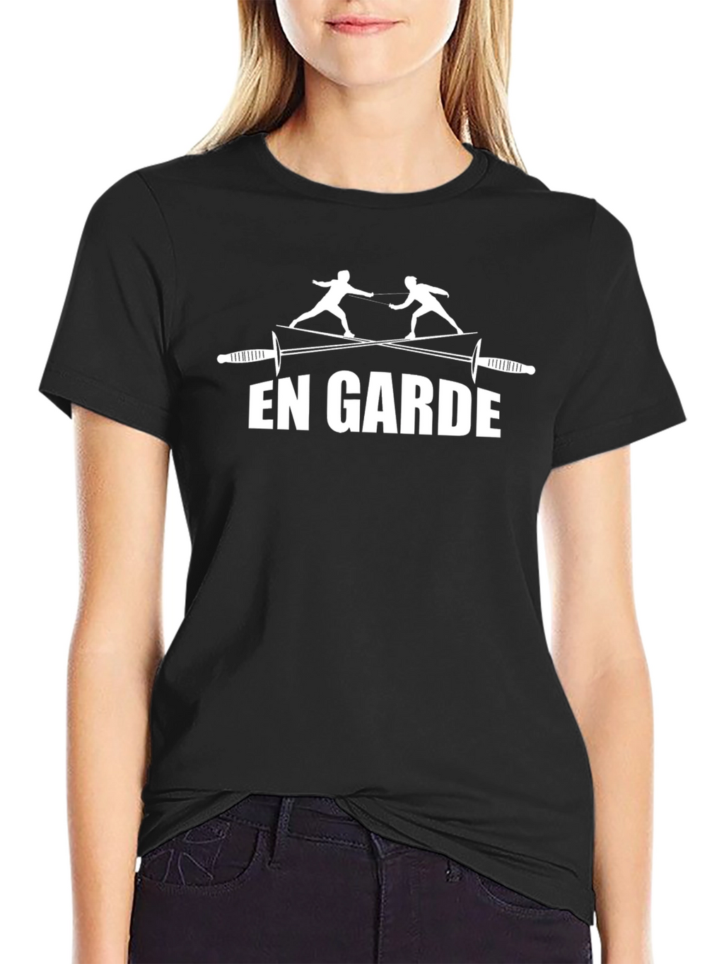 En Garde Fencing T-Shirt - Black