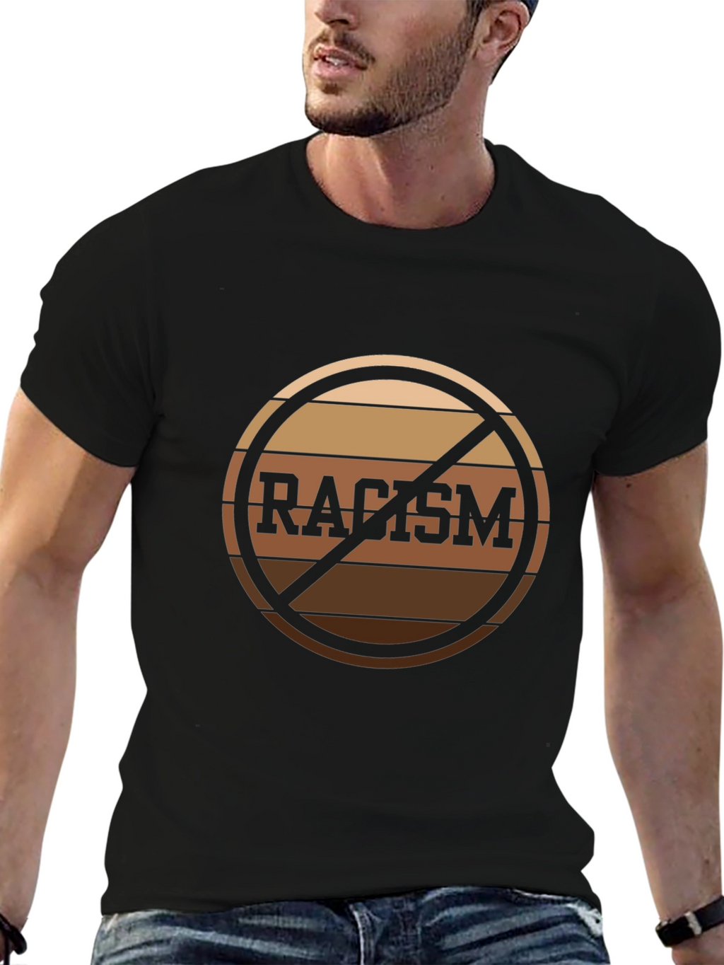 Anti-Racism Graphic T-Shirt - Stand Against Prejudice