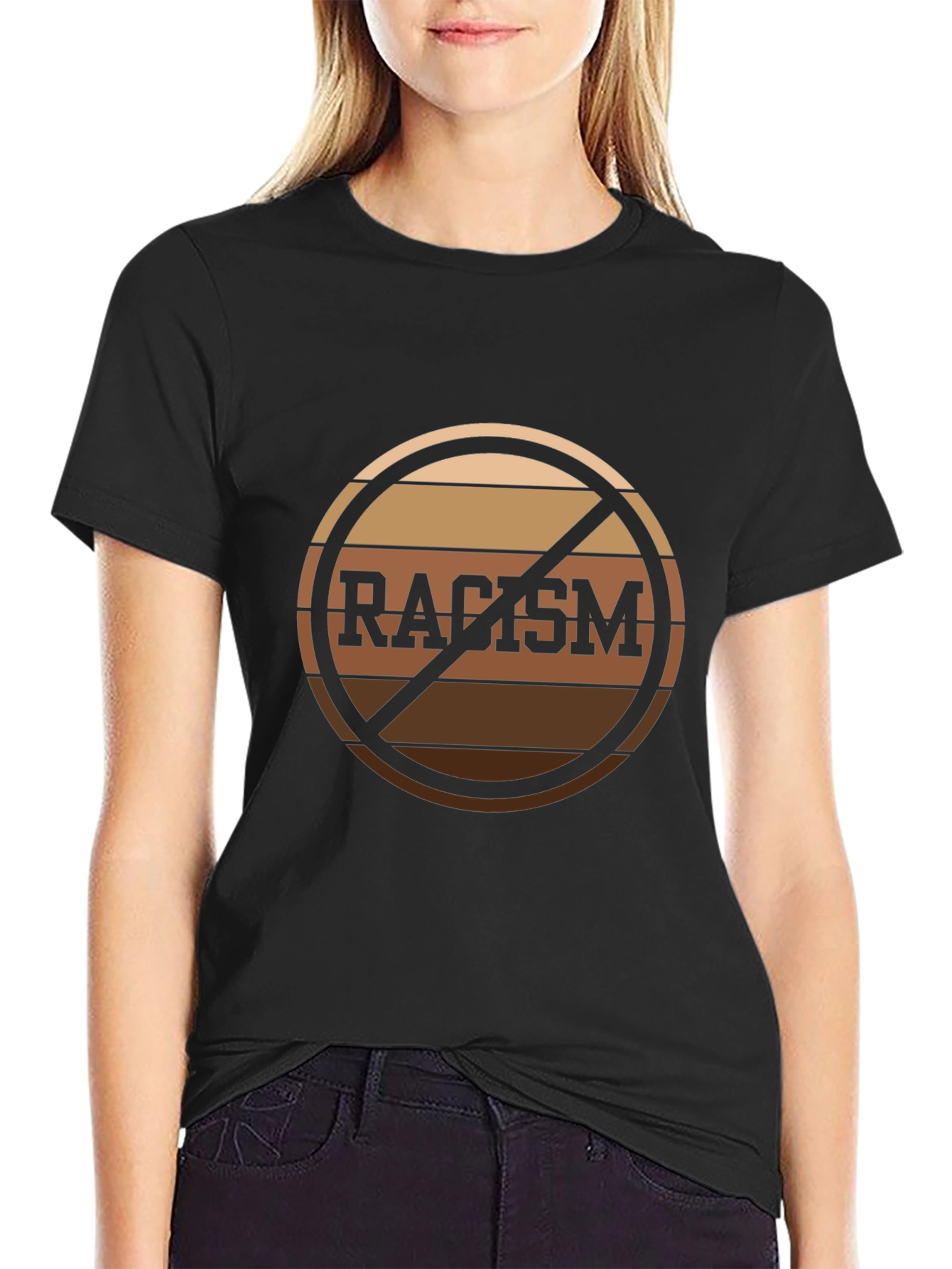 Anti-Racism Graphic T-Shirt - Stand Against Prejudice
