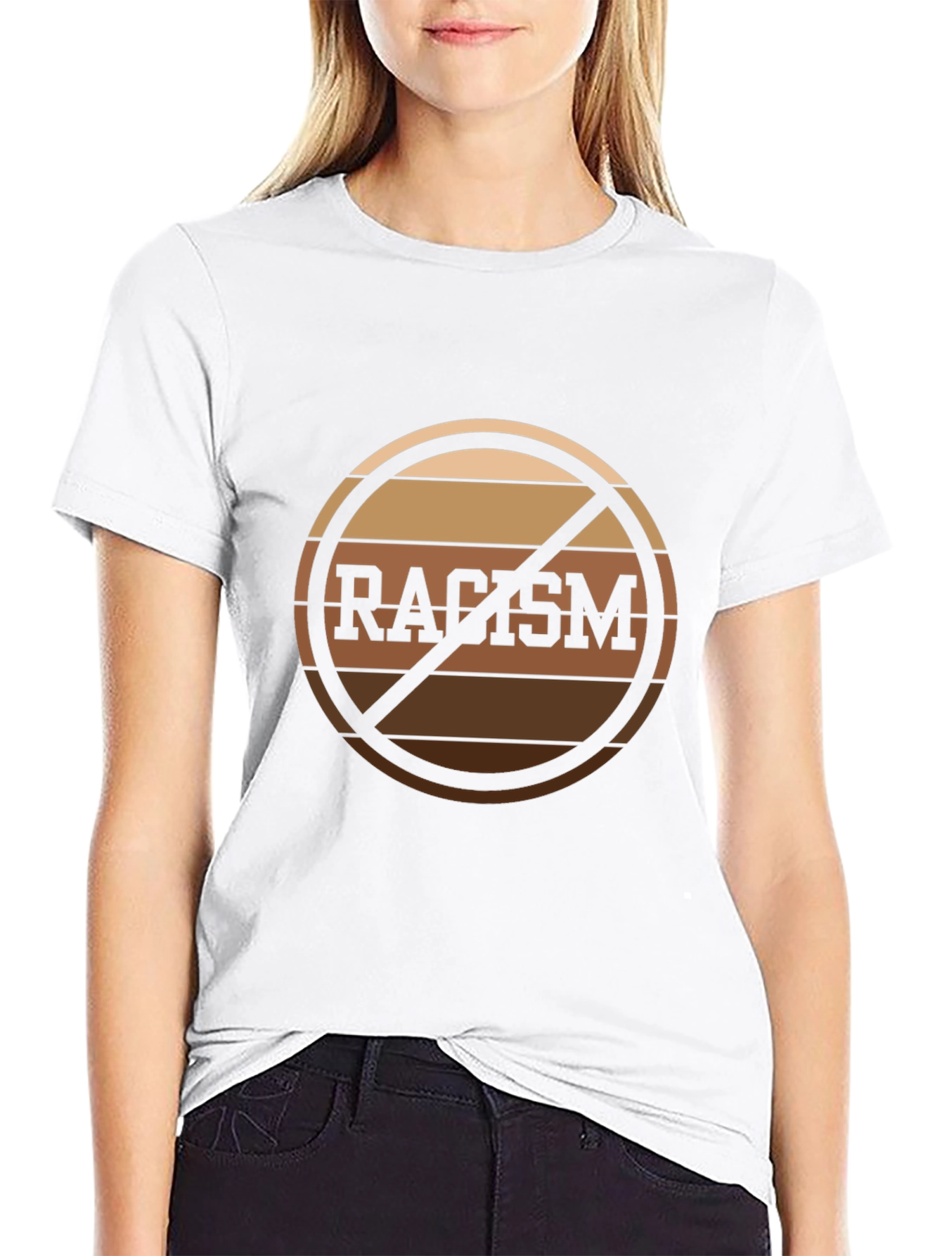Anti-Racism Graphic T-Shirt - Stand Against Prejudice