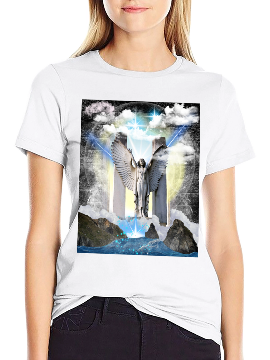 Angel Wings T-Shirt - Spiritual Design