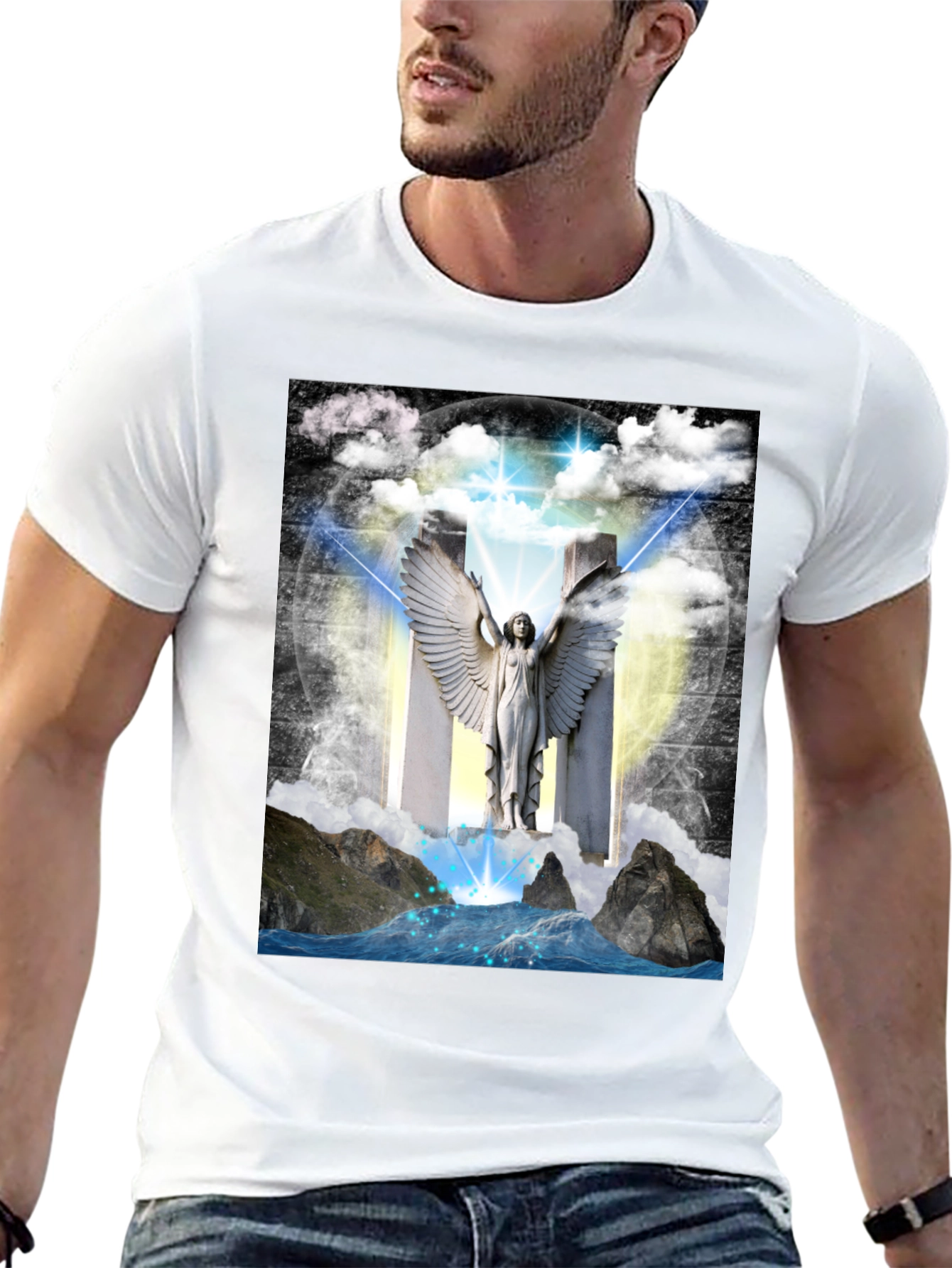 Angel Wings T-Shirt - Spiritual Design