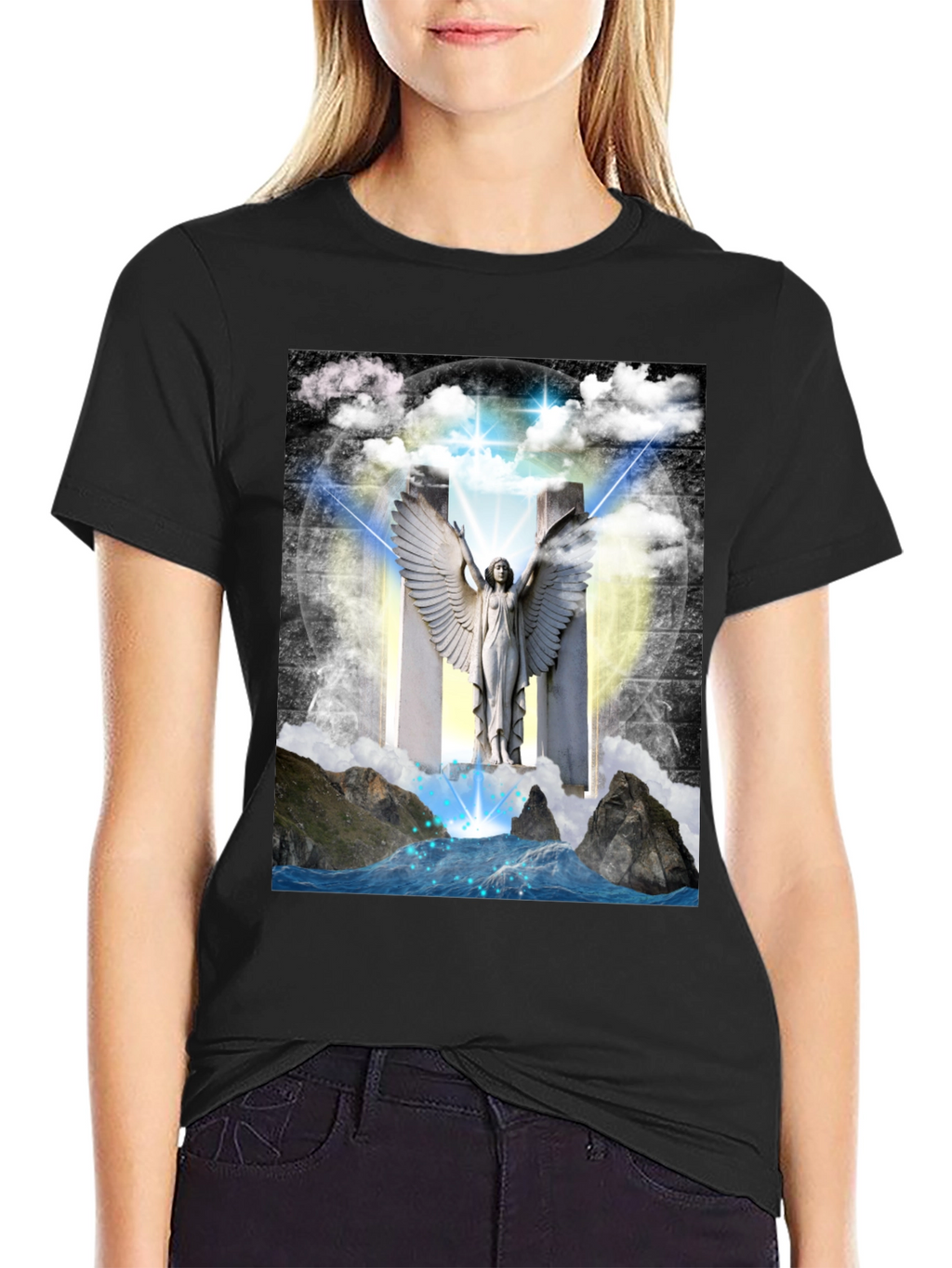 Angel Wings T-Shirt - Spiritual Design