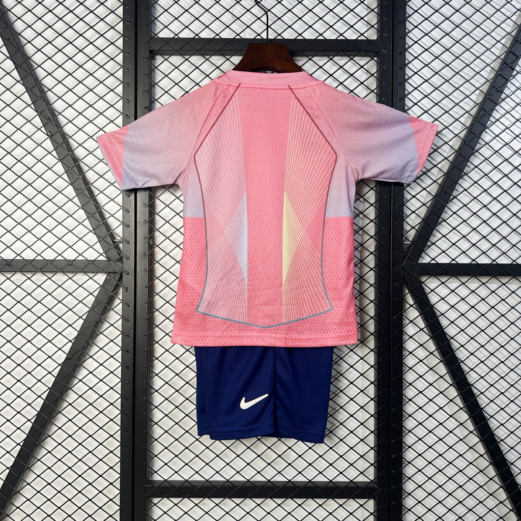 Kid's Barcelona Special Edition Pink Jersey+Shorts 2025/26