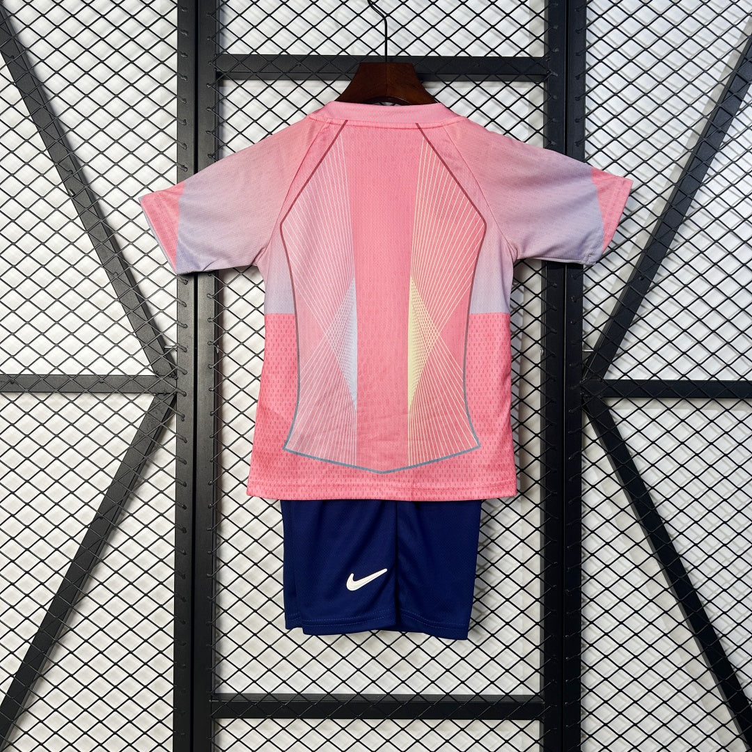 Kid's Barcelona Special Edition Pink Jersey+Shorts 2025/26