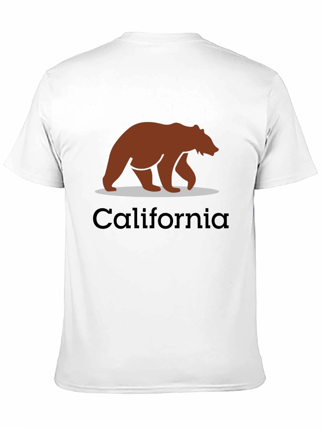 California Bear Graphic Tee - Black