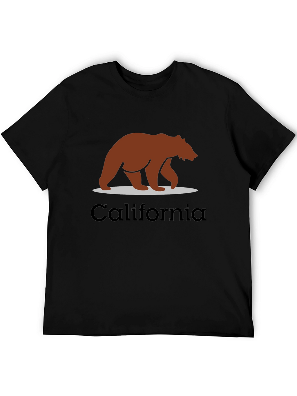 California Bear Graphic Tee - Black