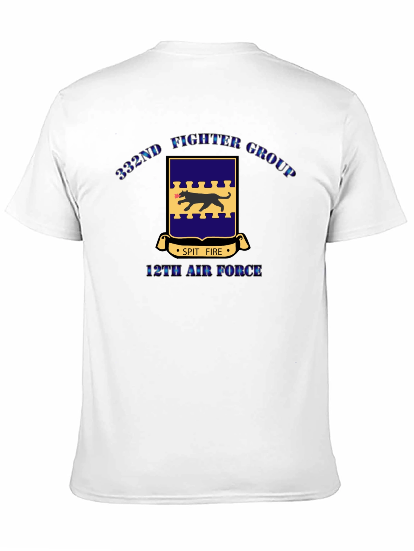 332nd Fighter Group Black T-Shirt